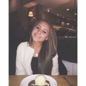 Zara White 3/4 sleeve blazer